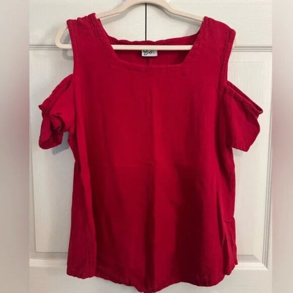 NEW Oh my Gauze Red Dana top size 1Small/Medium - Picture 4 of 5